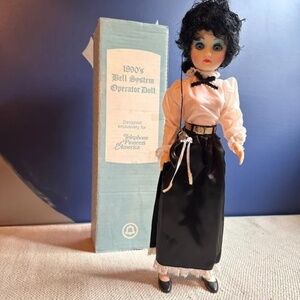 1890s Bell System Operator 15" Vintage Collectible Doll